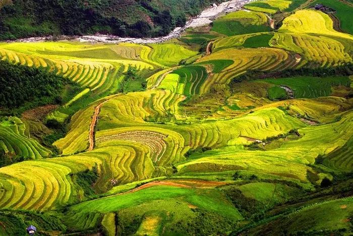 Berglandschaft in Ha Giang
